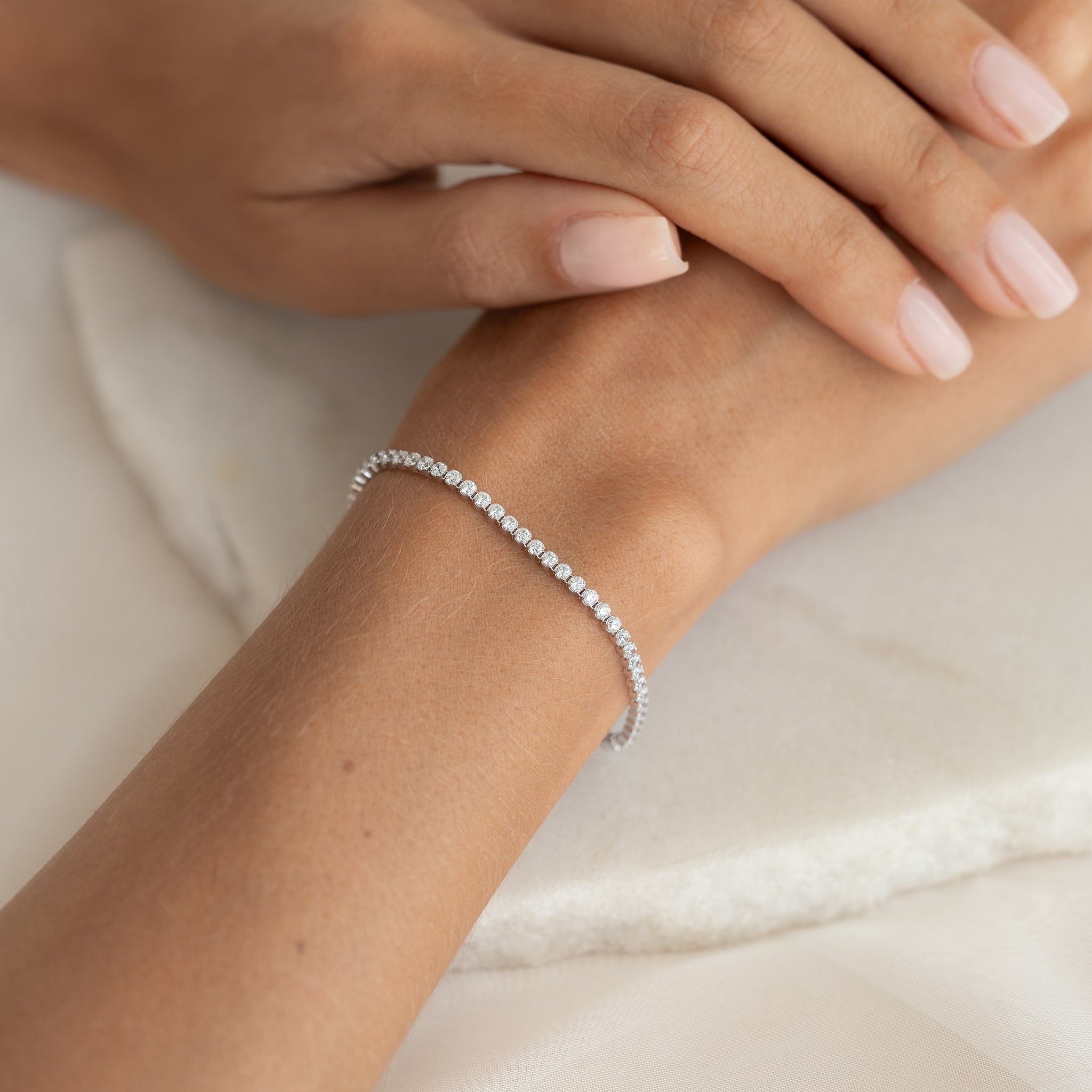 Tennis Bracelet Silver - Audrey