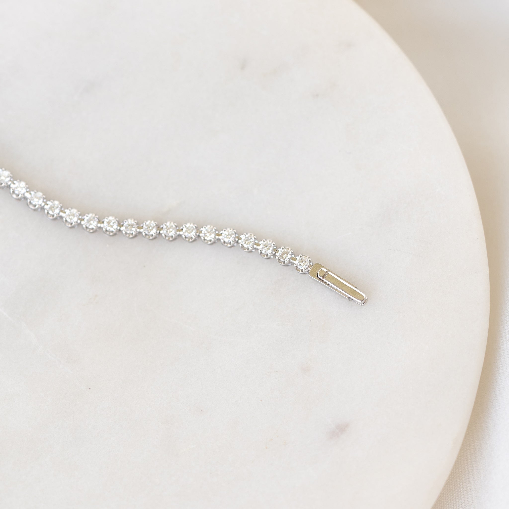 Diamond Tennis Bracelet White Gold (1.501 ct tw) - Mirella