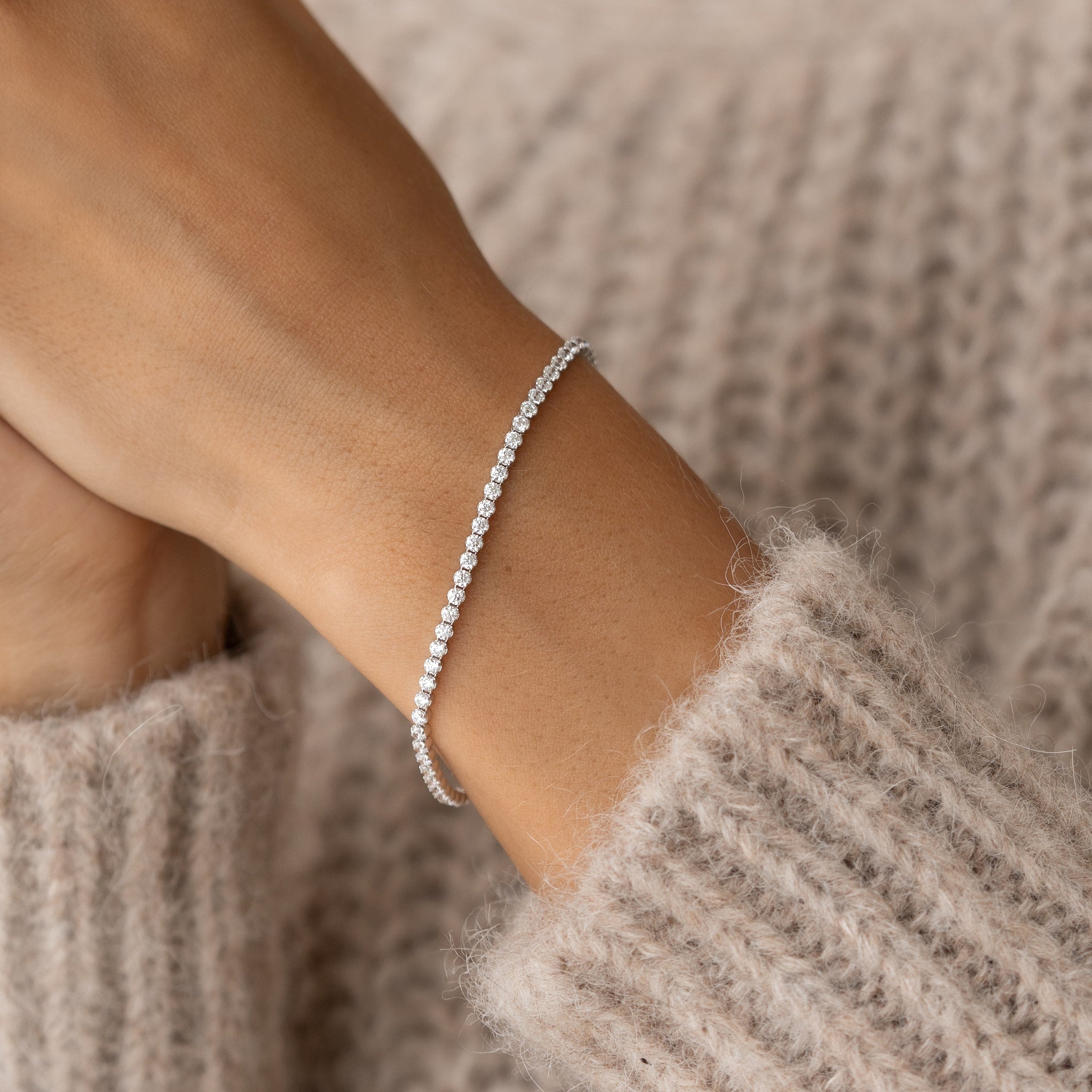 Tennis Bracelet Silver - Audrey